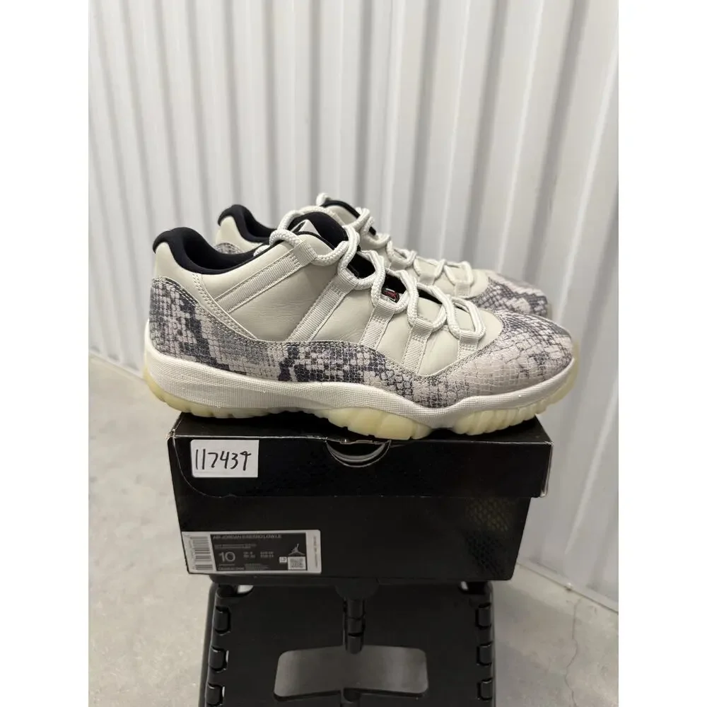Nike Air Jordan 11 Light Bone Snakeskin Size 10 Men's - CD6846-002